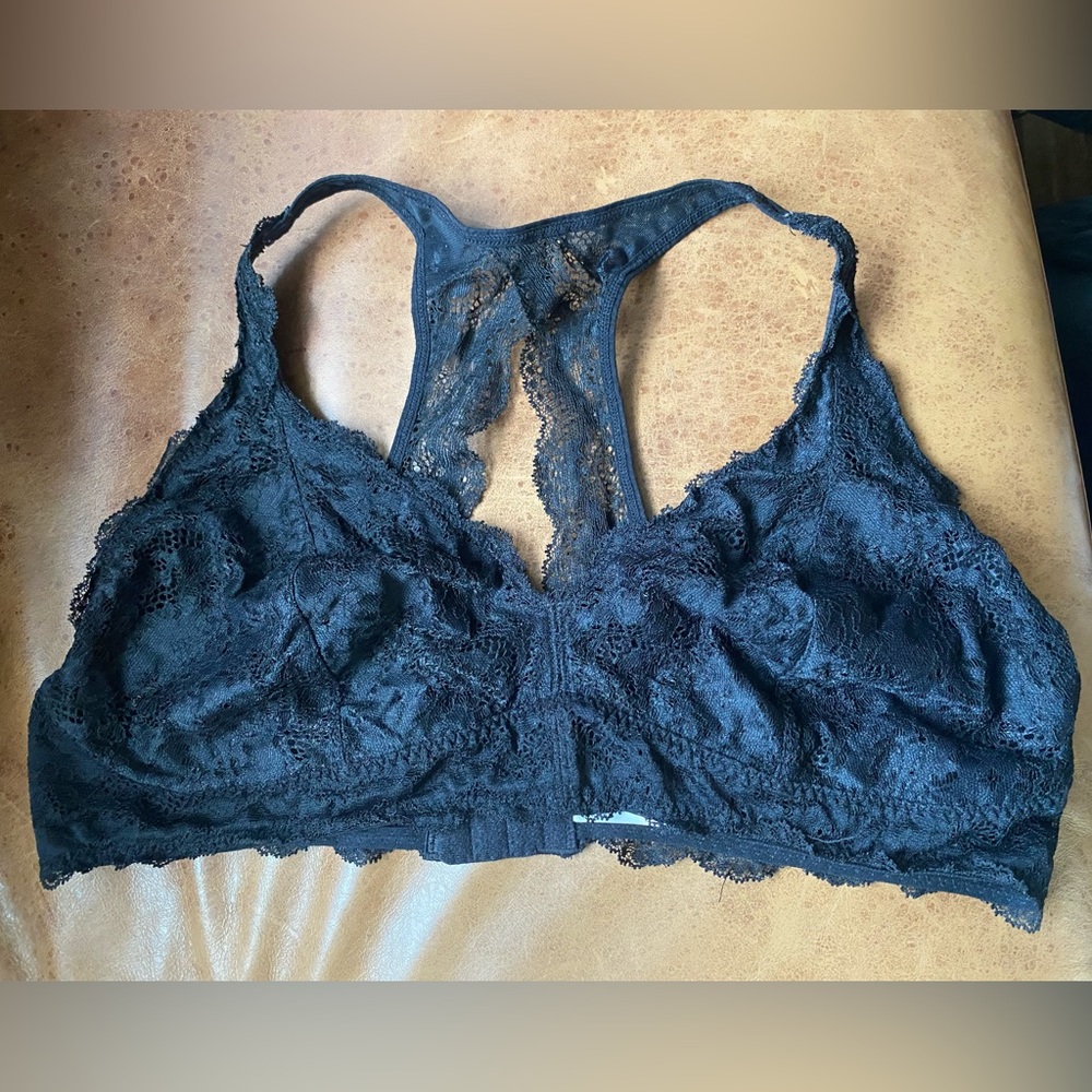 Black Lace Bra